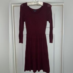 American Eagle Maroon Dress. Size XS.